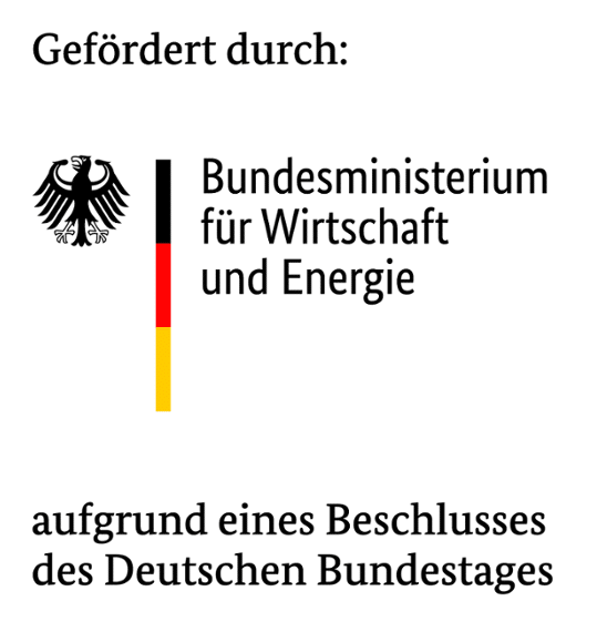 Förderhinweis Bundesministerium für Wirtschaft und Energie